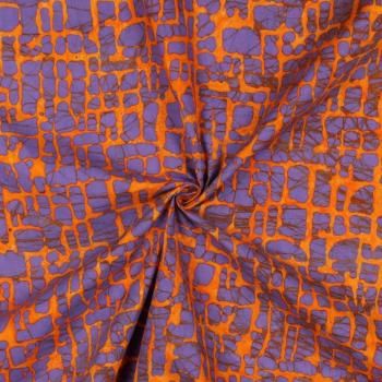 Batik Baumwolle - Orange